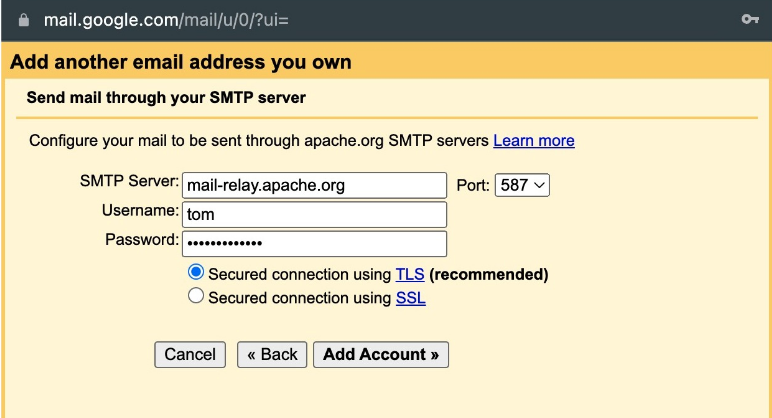Gmail Setting
